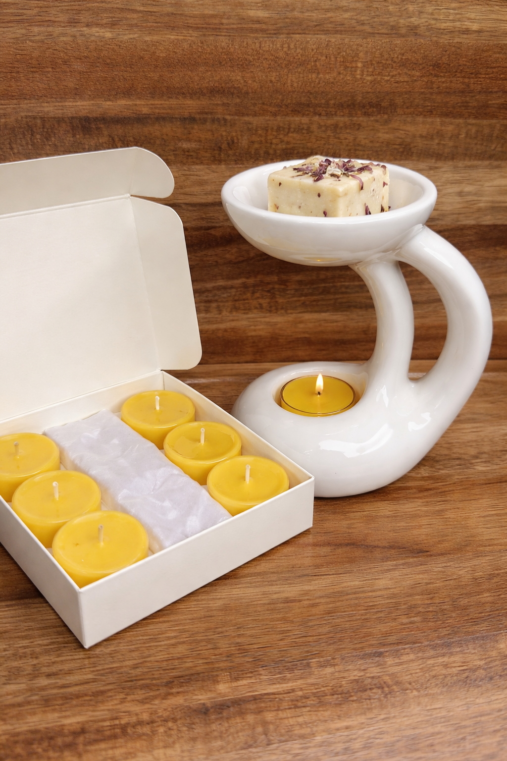 Wax Burner Bali - White