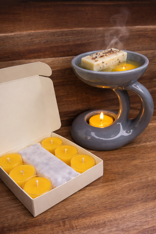 Highland Mist Botanical Wax Melt & Beeswax Tea Light Gift Set