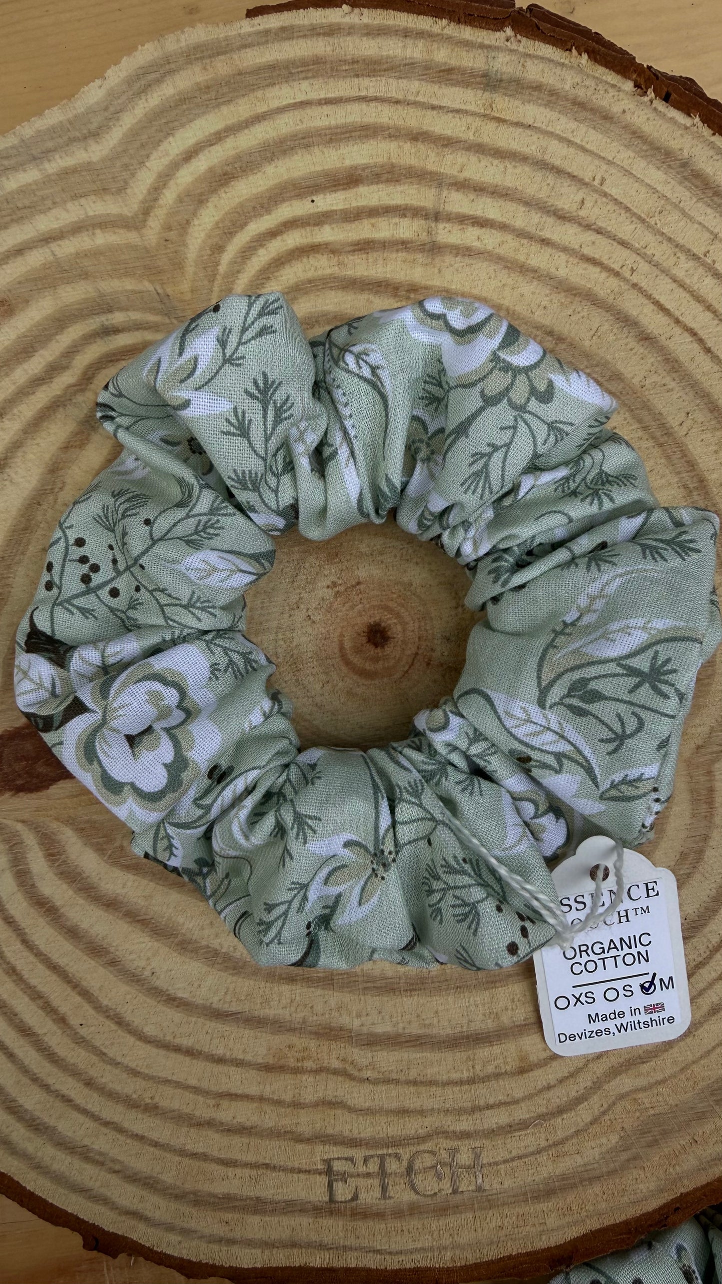 Botanical Cotton Scrunchie – Sage Garden | ETCH™