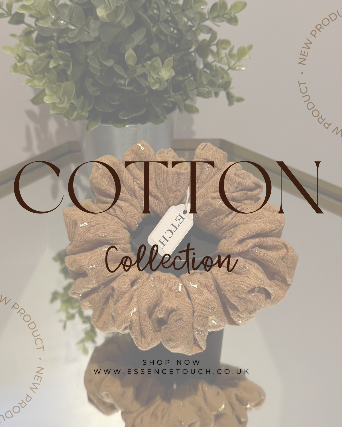 ETCH™ XL Limited Edition Scrunchie – Golden Brown