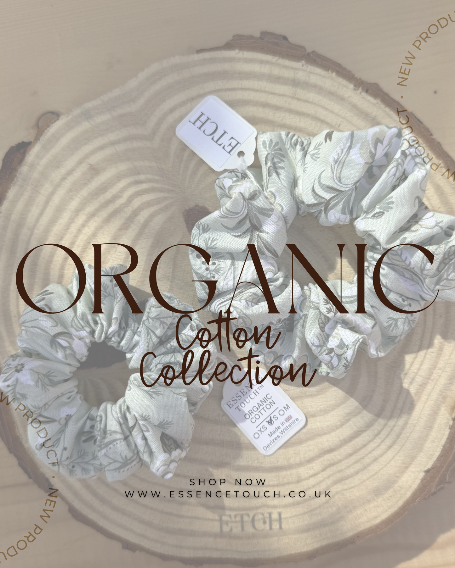 Botanical Cotton Scrunchie – Sage Garden | ETCH™