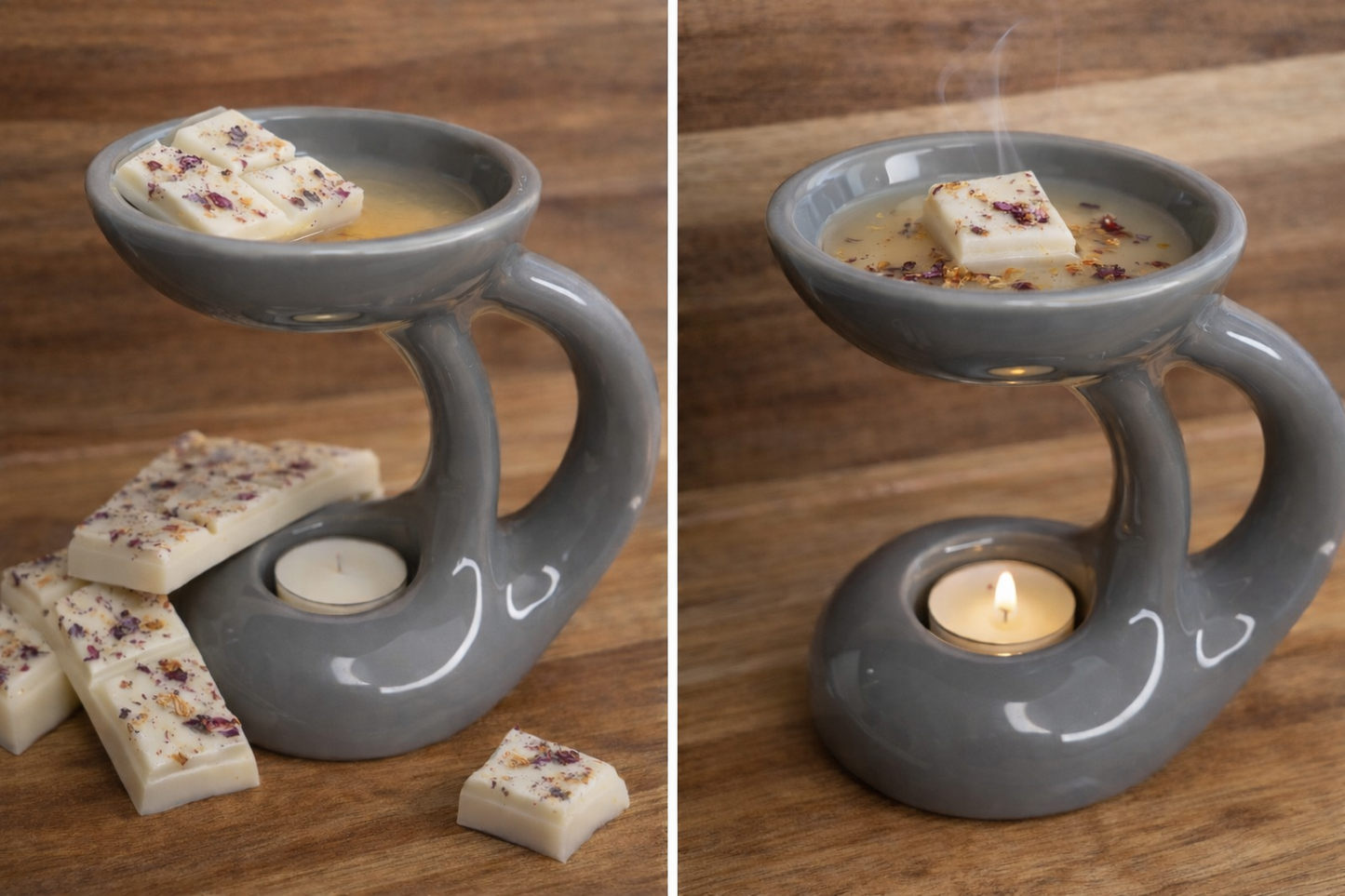 Wax Burner Bali - Grey